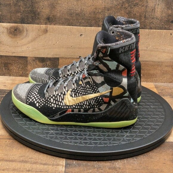 Nike Zoom Kobe 9 Elite NOLA Gumbo All Star League Maestro Mens Black Size 8.5 - Picture 6 of 9